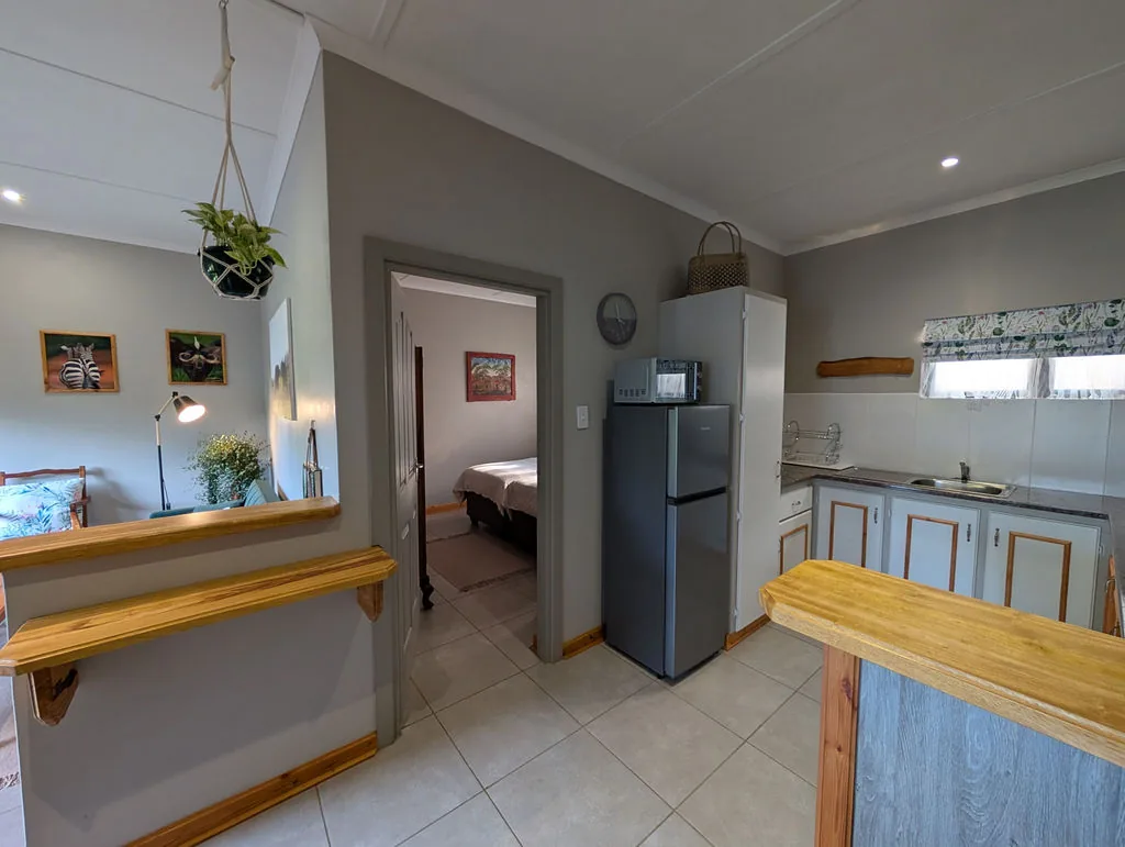 Fully equipped kitchen at The Wood Haven