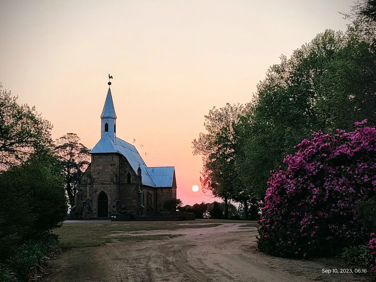 Peter Paul Church at sunrise